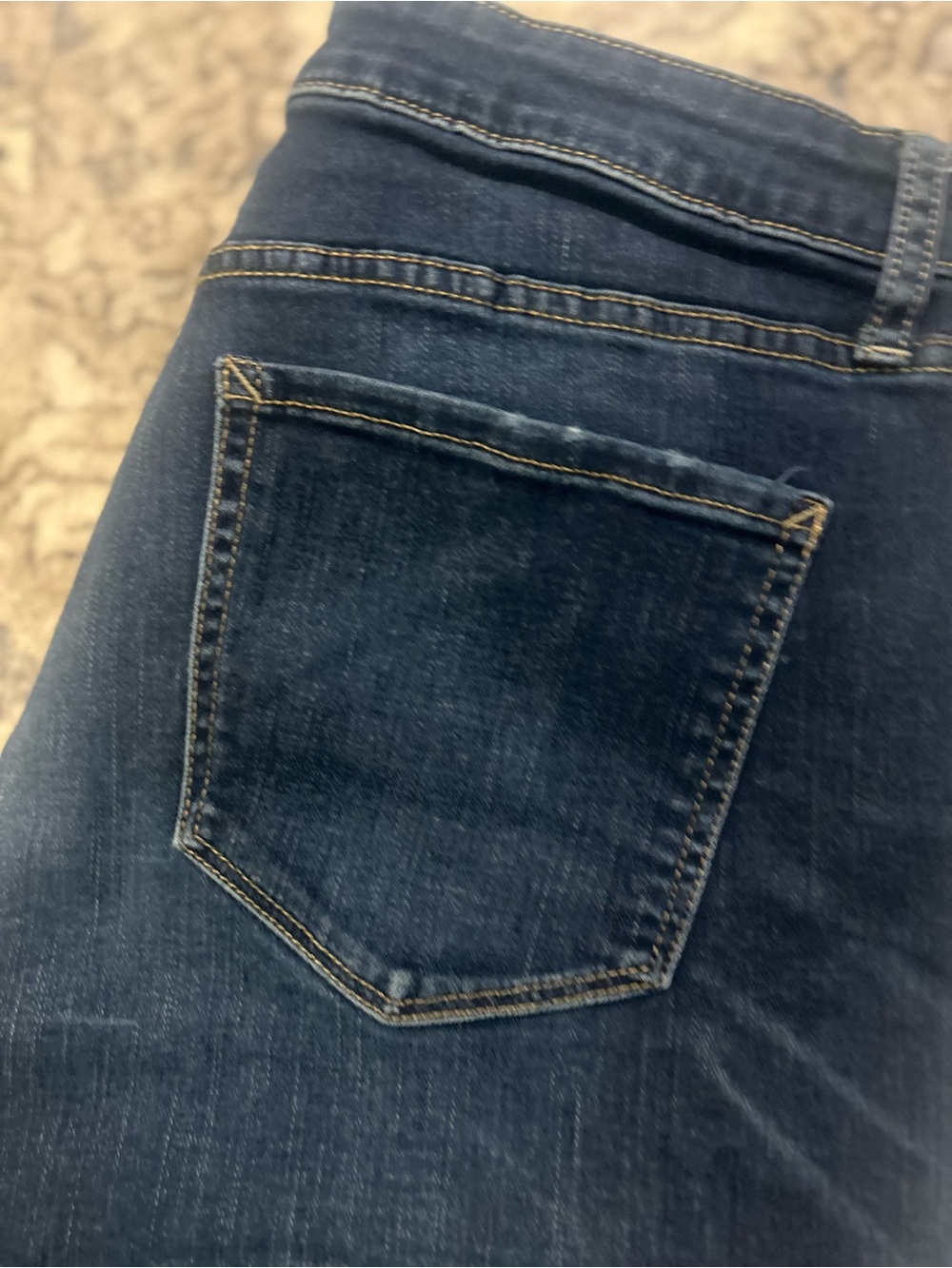 a.n.a Dark Blue Mid-Rise Denim Bermuda Shorts - Picture 7 of 7